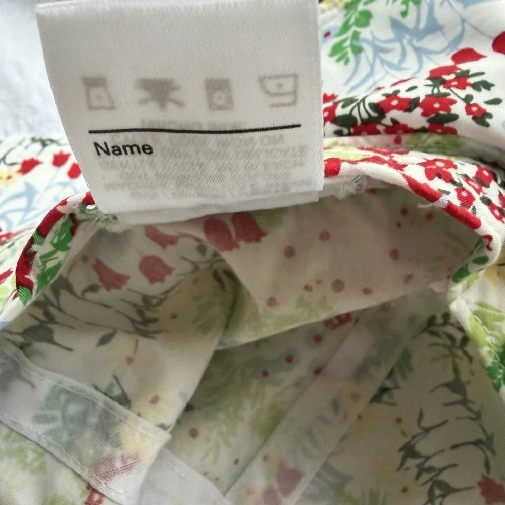 Hanna Andersson Girls‎ Bucket Hat Small Kids Floral Floppy Cotton Summer Beach